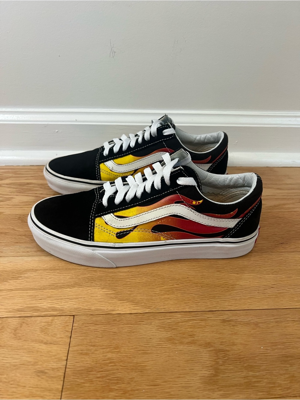 Vans Old Skool Flame Suede Skate Shoes - Picture 5 of 10